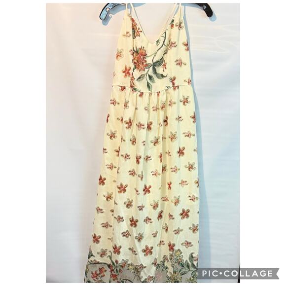 BCBGeneration Floral Burnout Maxi Dress M NWT - Picture 3 of 14